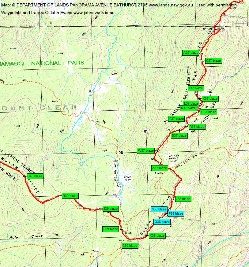 ACT Border Reference Blaze Trees