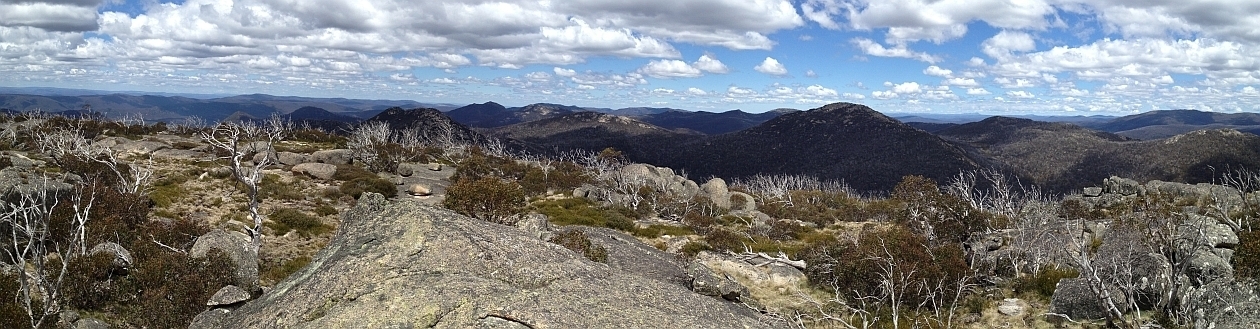 View south from Mt Namadgi